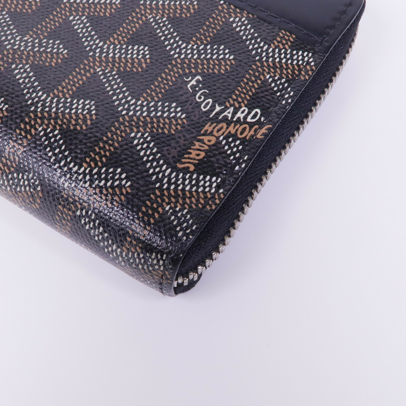 GOYARD 塗層帆布Long Wallet銀扣長錢包-6