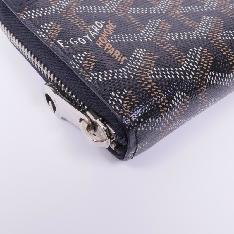GOYARD 塗層帆布Long Wallet銀扣長錢包-7