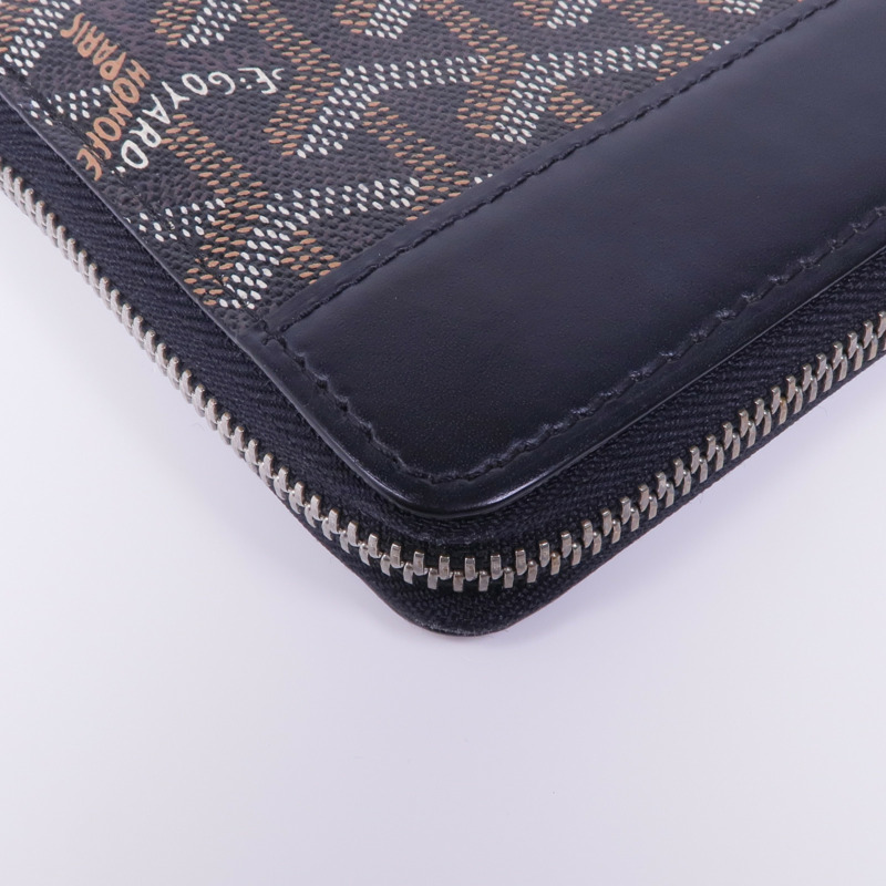 GOYARD 塗層帆布Long Wallet銀扣長錢包-8