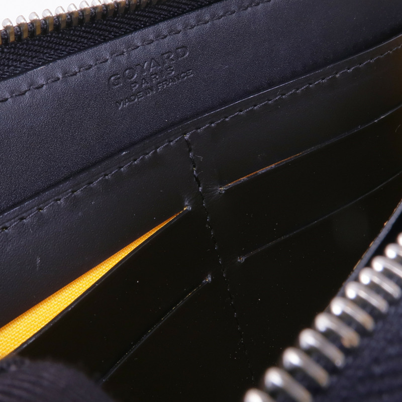 GOYARD 塗層帆布Long Wallet銀扣長錢包-16