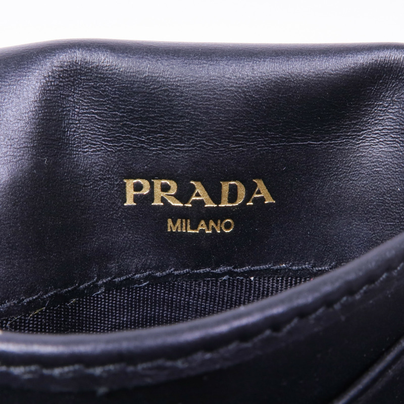 PRADA 牛皮皮革Wallet金扣錢包-14