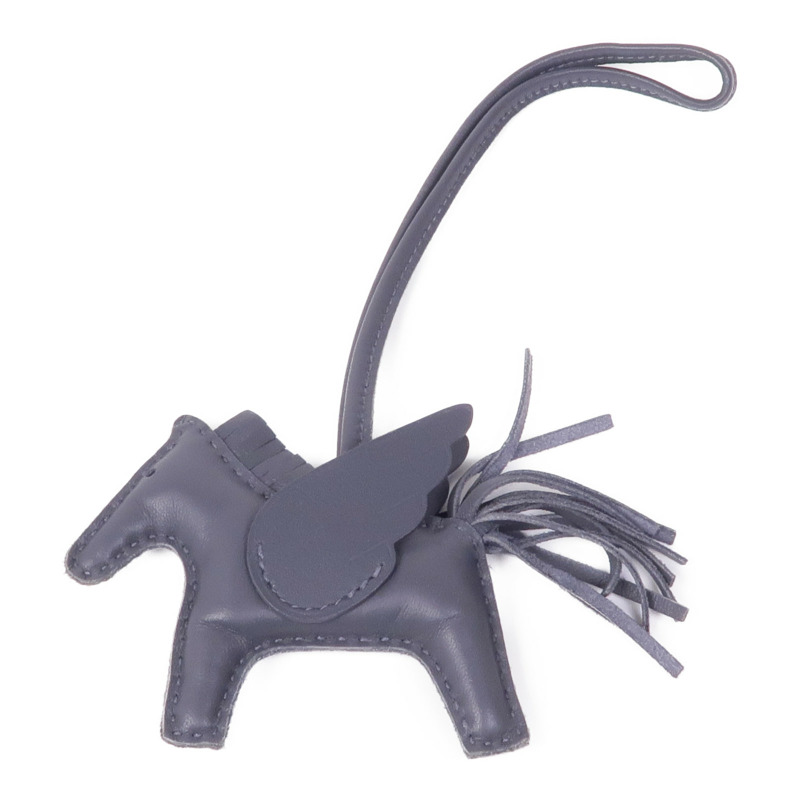 HERMES Milo/Swift皮革Rodeo Pegase PM Charm掛飾-0