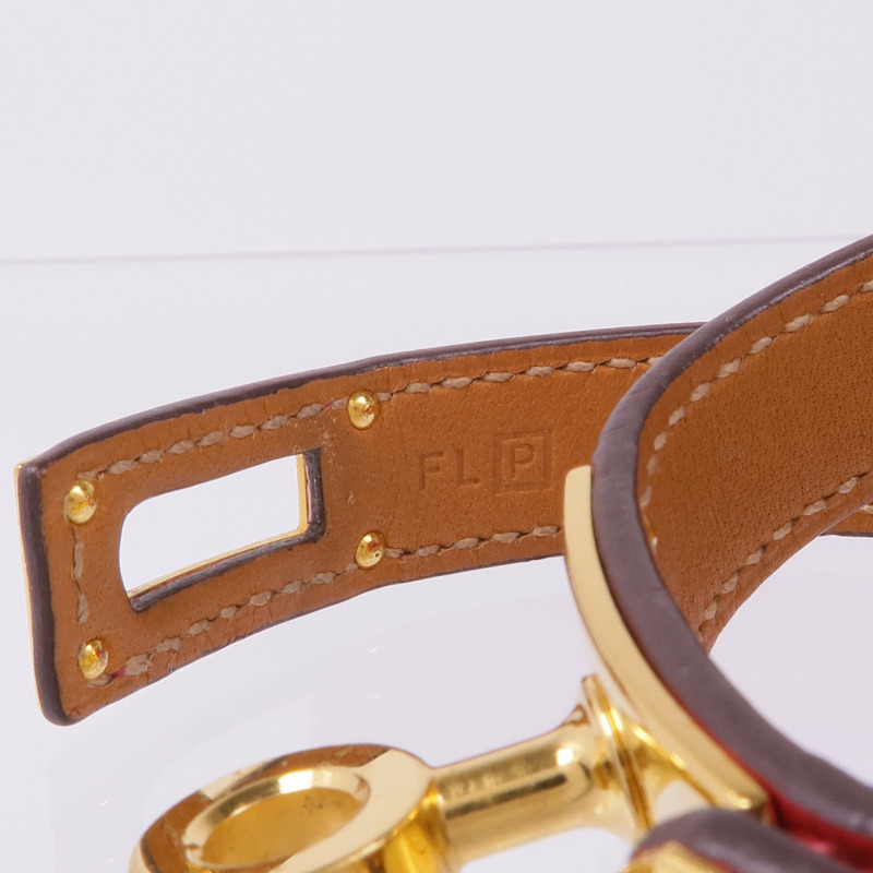 HERMES Epsom皮革Kelly Double Tour Bracelet手鏈-7