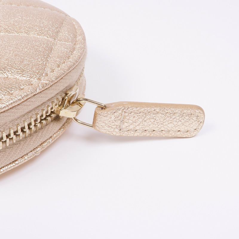 CHANEL 羊皮皮革Coin Case金扣零錢包-12