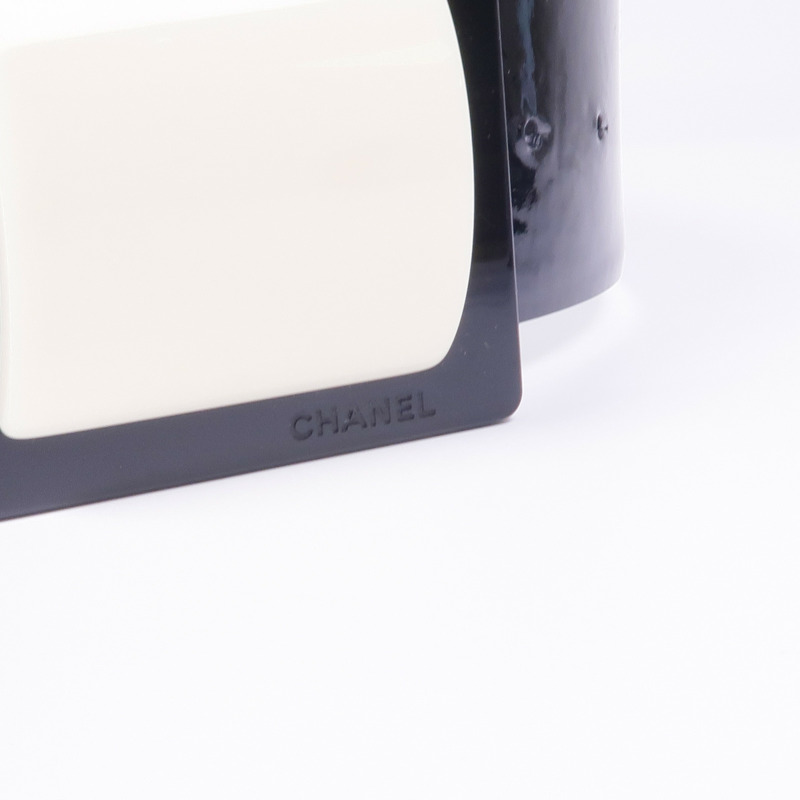 CHANEL 漆皮皮革Belt銀扣皮帶-4