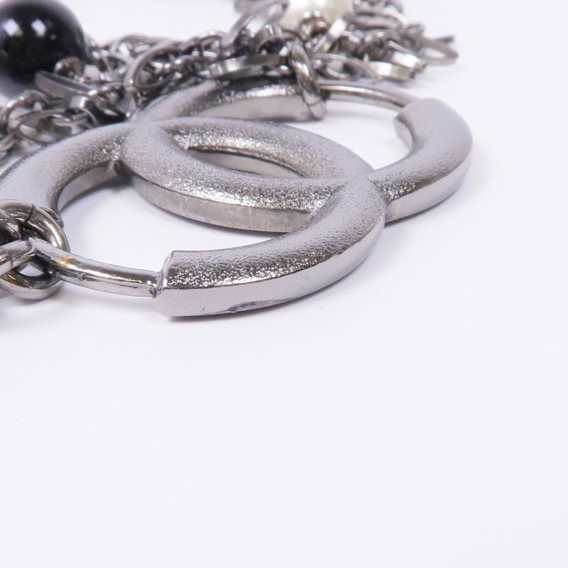 CHANEL PVC/金屬Belt銀扣皮帶-5