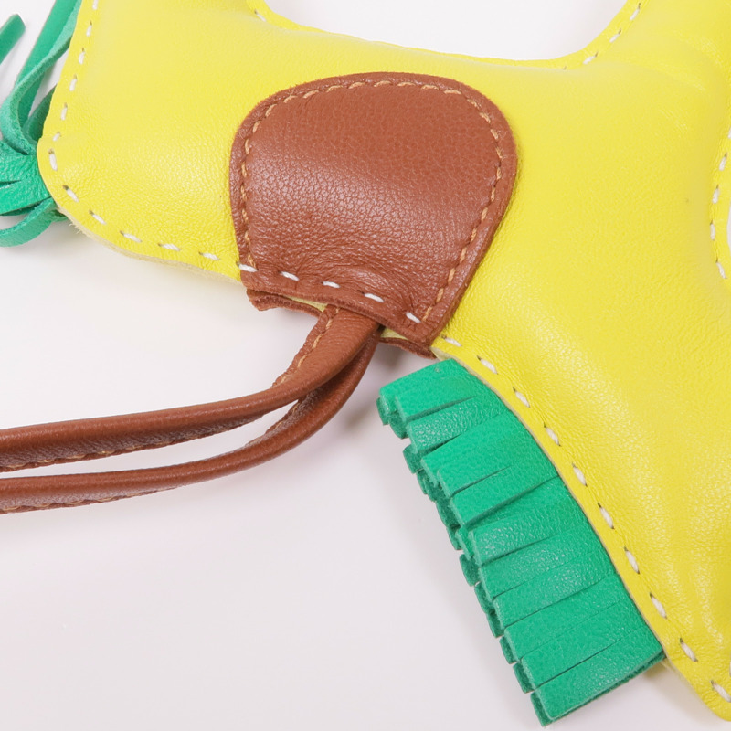 HERMES Milo皮革Rodeo MM Charm掛飾-3