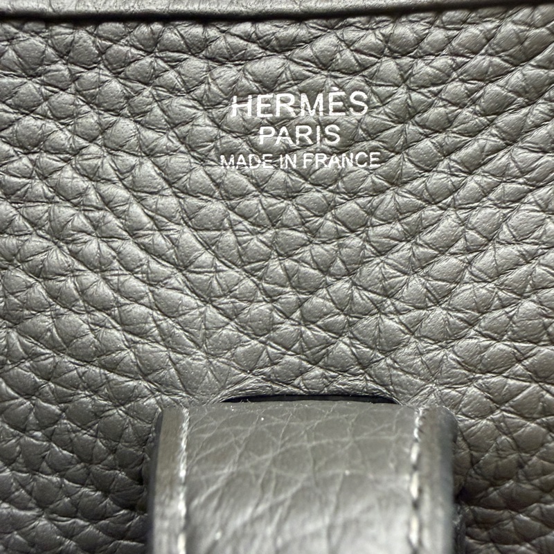 Hermes ,evelyne29 盒子/防塵袋/W刻/緞帶/銅黑色-8