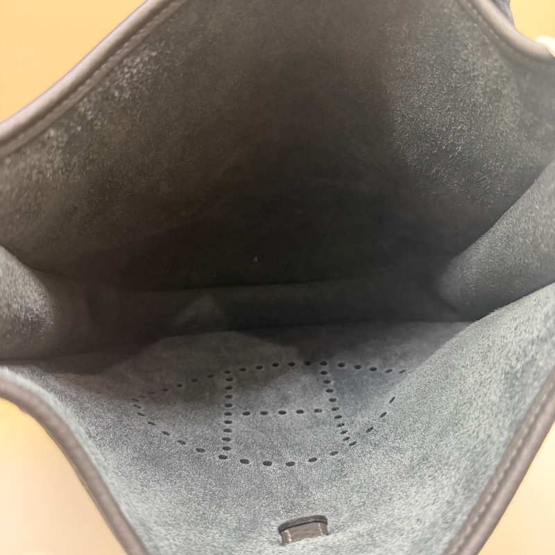 Hermes ,evelyne29 盒子/防塵袋/W刻/緞帶/銅黑色-15