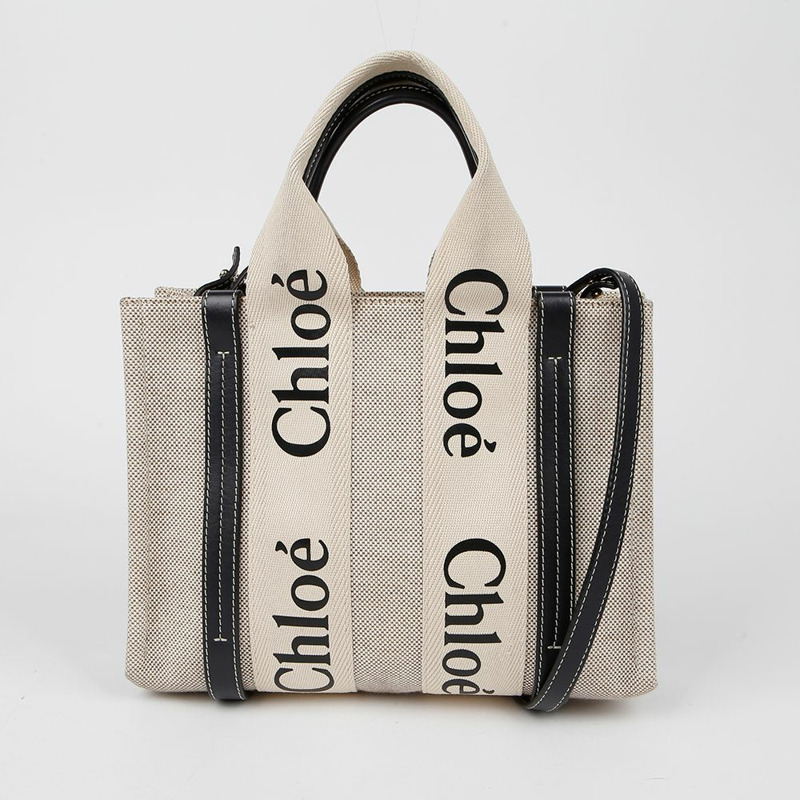 CHLOE CHC21WS397 Woody 小號托特單肩包-1