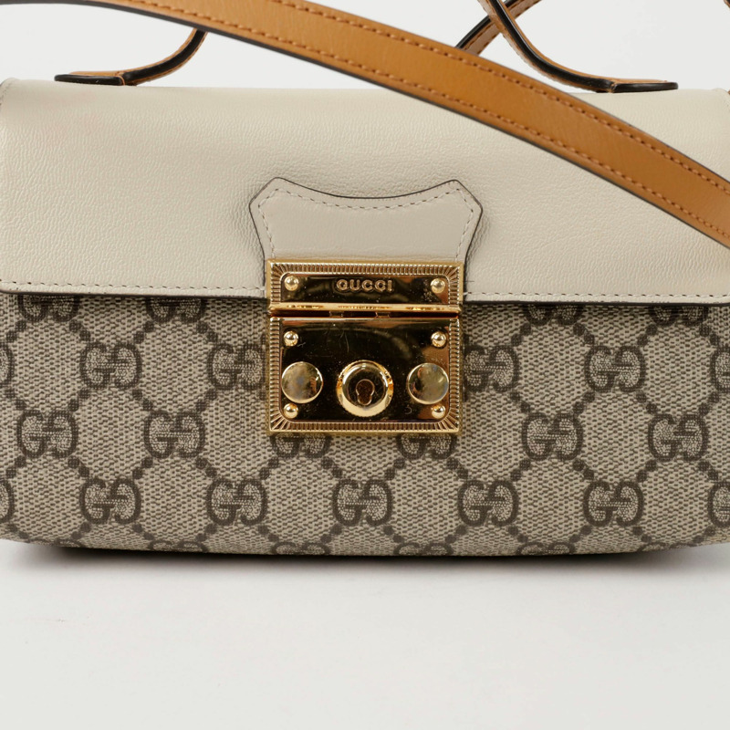 GUCCI 掛鎖迷你頂部提把托特單肩包 652683-1