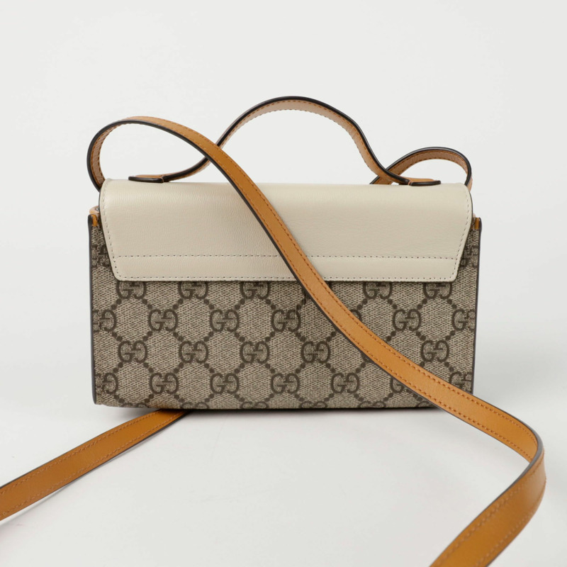 GUCCI 掛鎖迷你頂部提把托特單肩包 652683-2