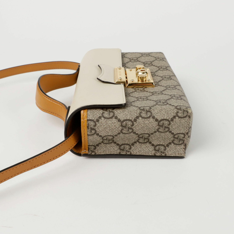 GUCCI 掛鎖迷你頂部提把托特單肩包 652683-3