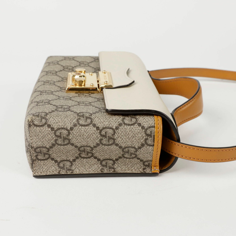 GUCCI 掛鎖迷你頂部提把托特單肩包 652683-6