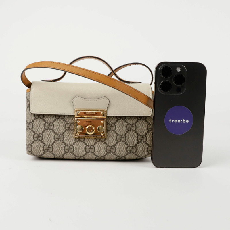 GUCCI 掛鎖迷你頂部提把托特單肩包 652683-8