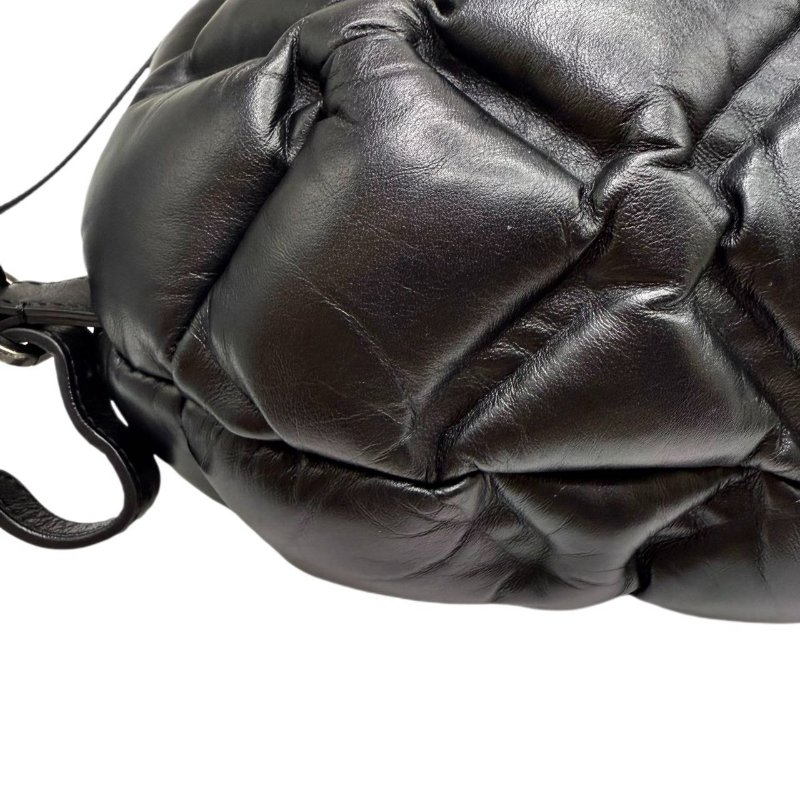 ［2416］Chanel香奈兒 泡芙雙肩包 黑色 羊皮 小號-6