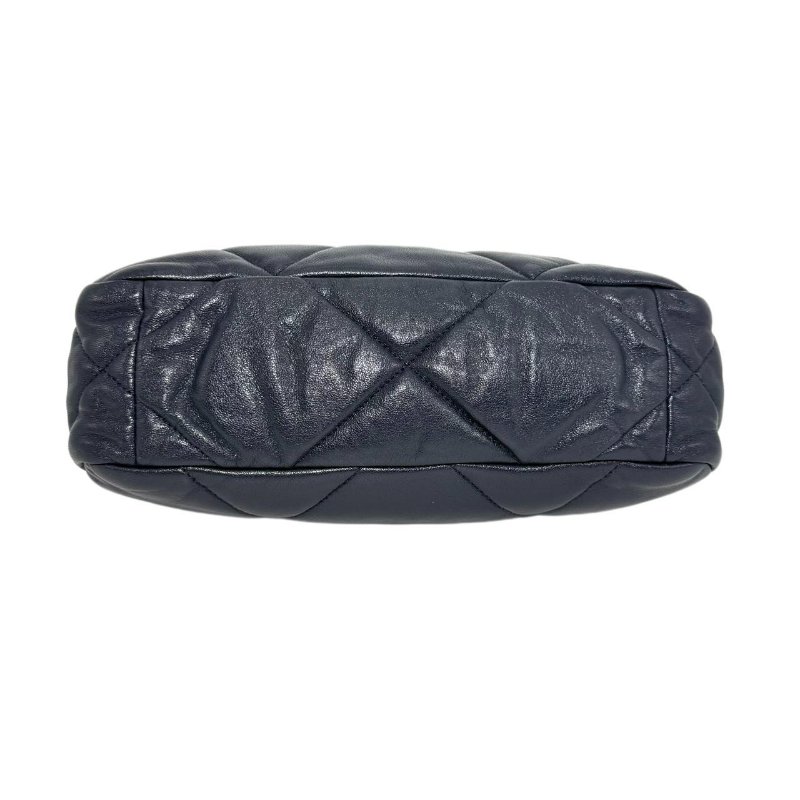 [2574]Chanel香奈兒 19BAG 藏藍色 羊皮 小號-2