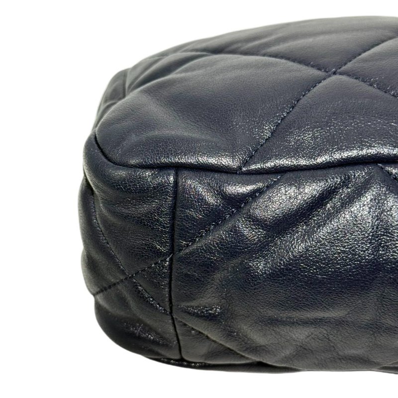 [2574]Chanel香奈兒 19BAG 藏藍色 羊皮 小號-6