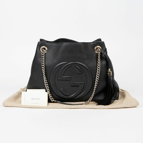 GUCCI Soho 流蘇單肩包 536196