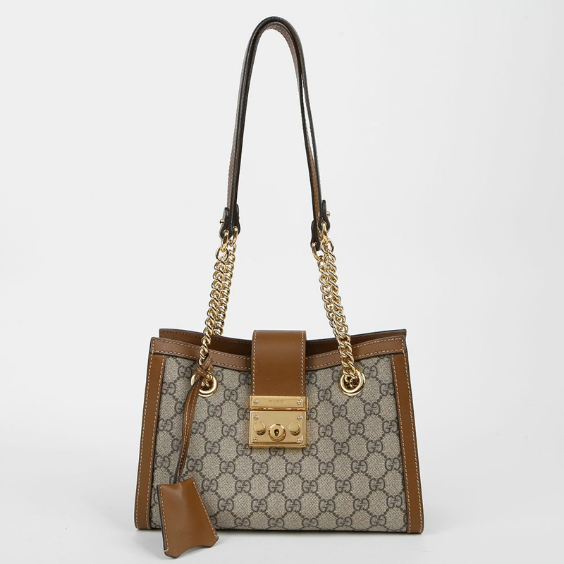 GUCCI 掛鎖小號肩背包 498156-1