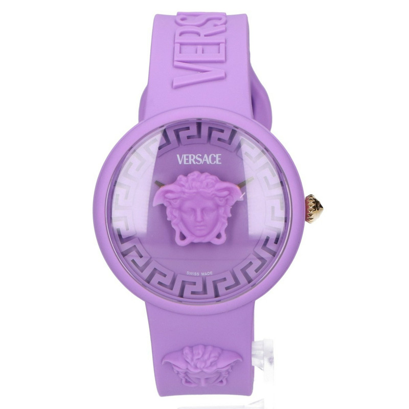 Versace C1-VE8J Medusa 石英腕錶,紫色,男士-1