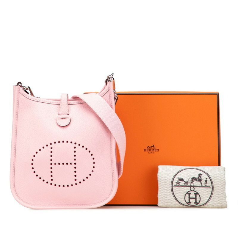 Hermès Evelyn TPM 斜背包(玫瑰櫻花 Togo 款),女士 HERMES-8