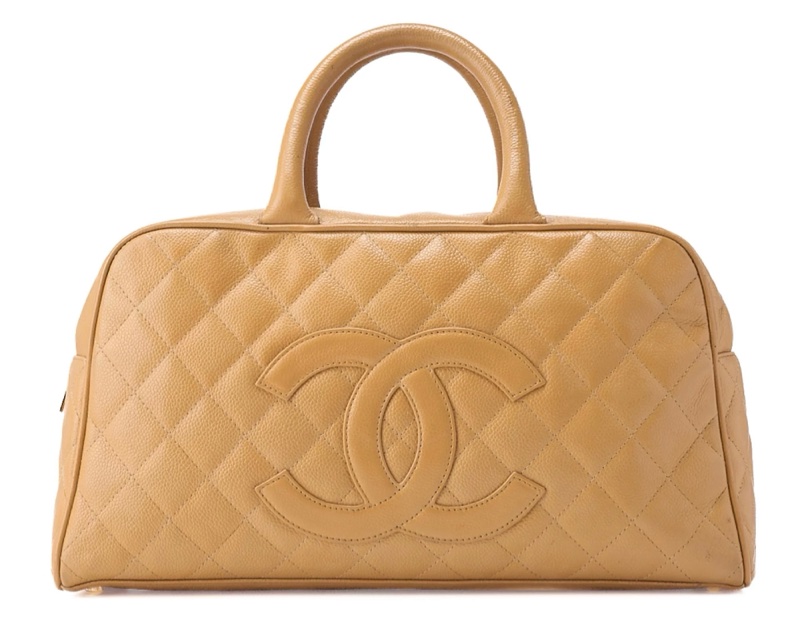 Chanel 荔枝皮保齡球包-3