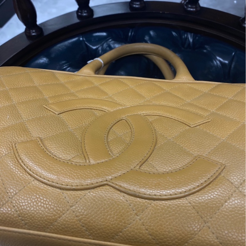 Chanel 荔枝皮保齡球包-13