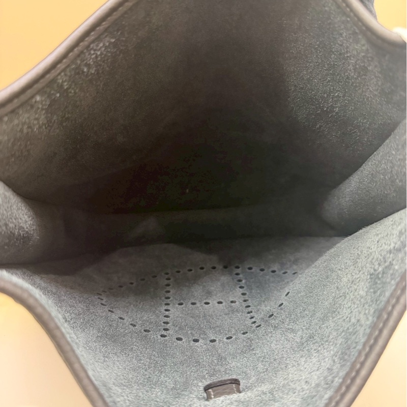 HERMES Evelyne 29肩背包 方框O銅黑色 W刻-10