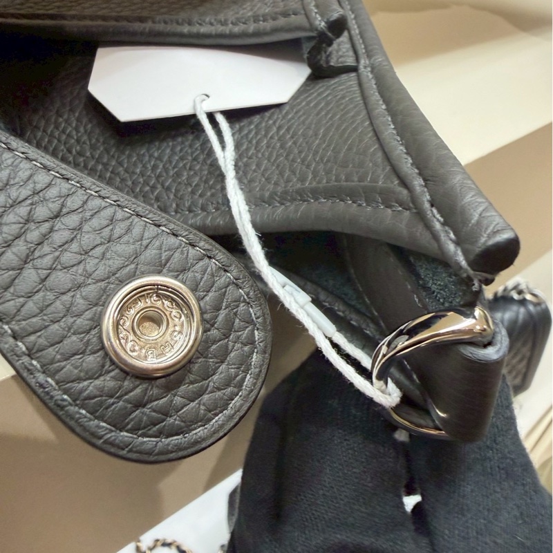 HERMES Evelyne 29肩背包 方框O銅黑色 W刻-13