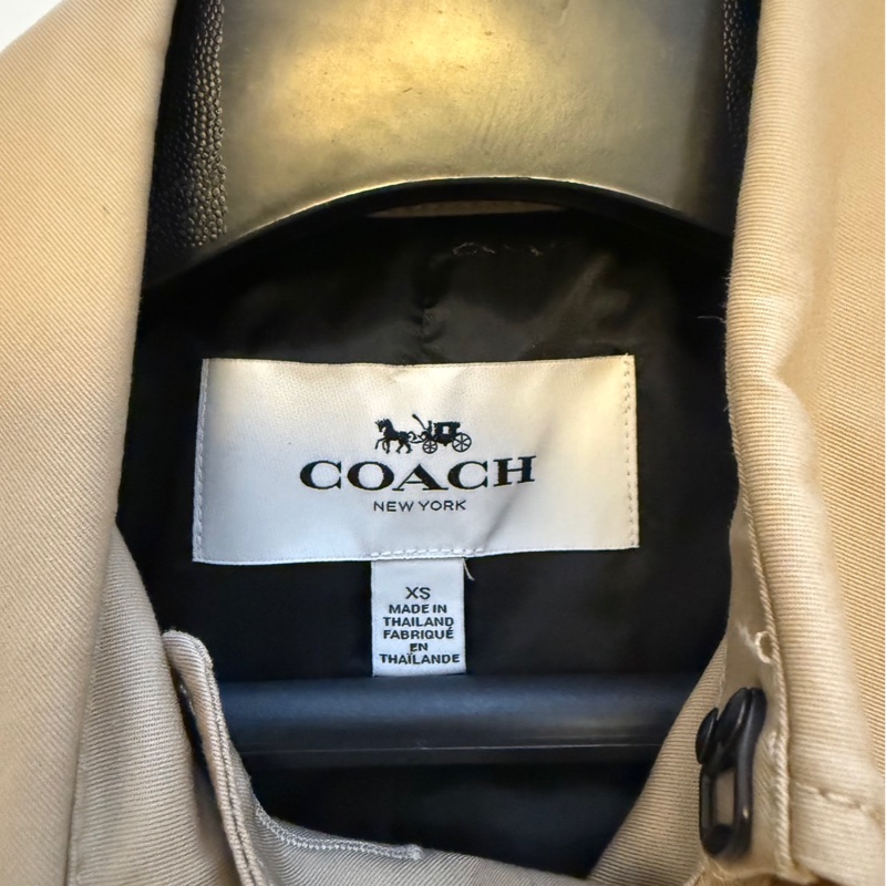 coach卡其色風衣-12