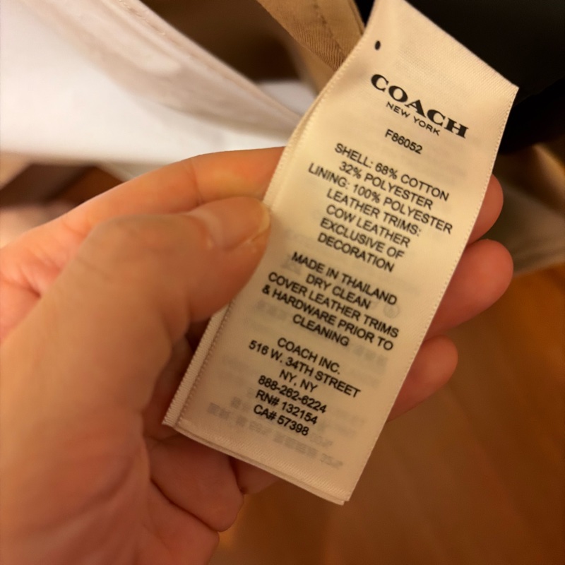 coach卡其色風衣-14