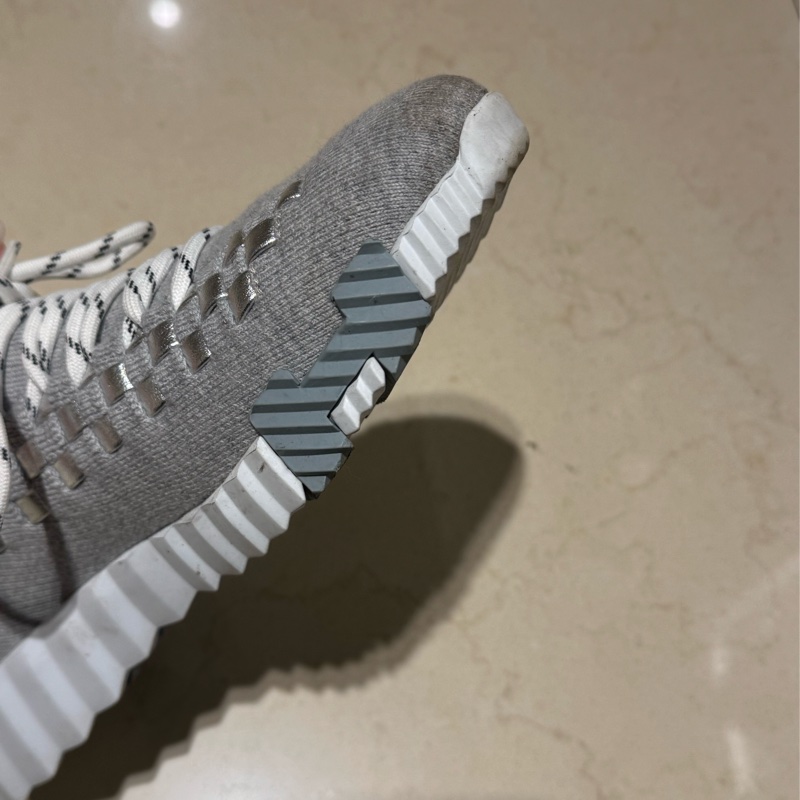 Hermes灰色針織運動鞋#38.5-19