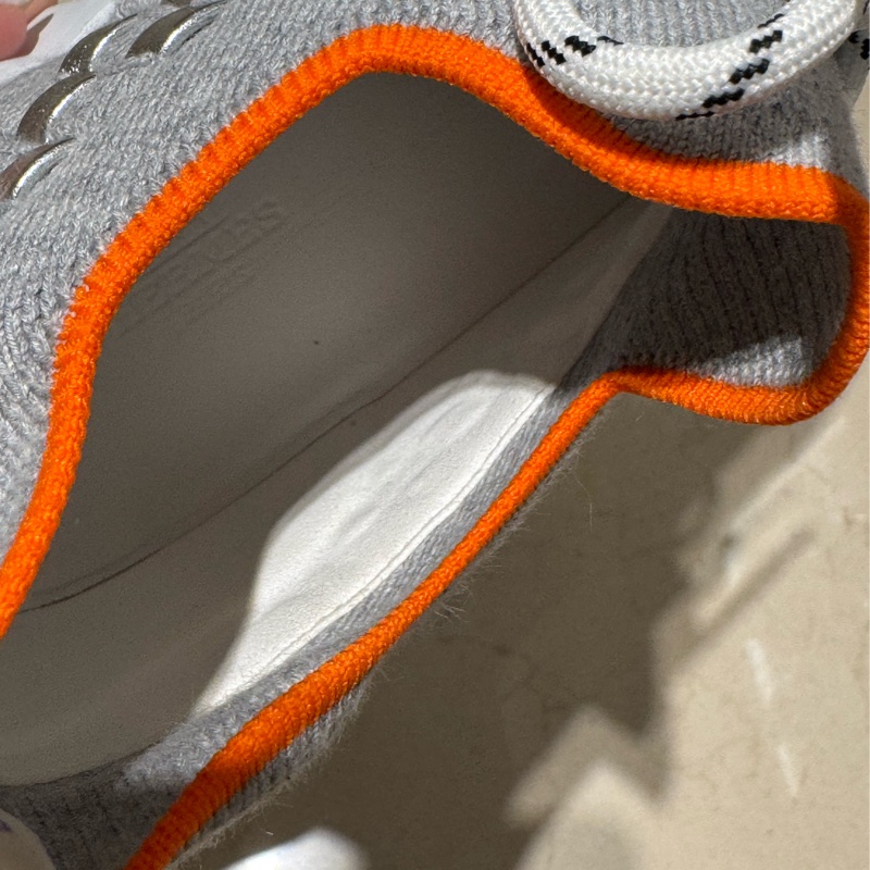 Hermes灰色針織運動鞋#38.5-29
