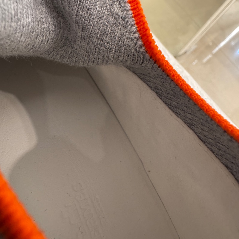 Hermes灰色針織運動鞋#38.5-39