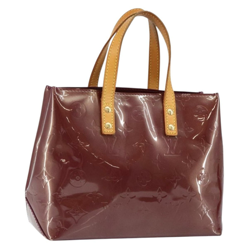 【日本直送】路易威登 Monogram Vernis Reade PM 手提包紫色 Viole M93578 正品 146503-0