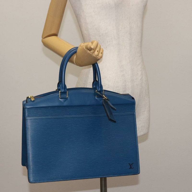 【日本直送】路易威登 Epi Riviera 手提包 藍色 M48185 LV 授權 146848-21