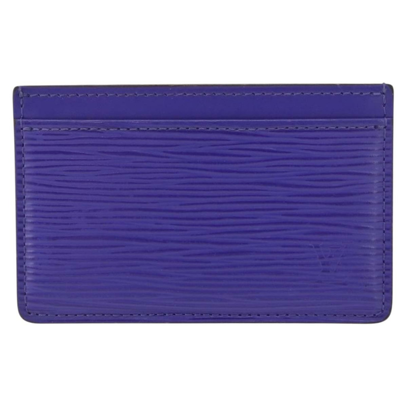 【日本直送】路易威登 Epi Porte Cartes 簡約卡片包紫色無花果 M6032G LV 正品 146525-12
