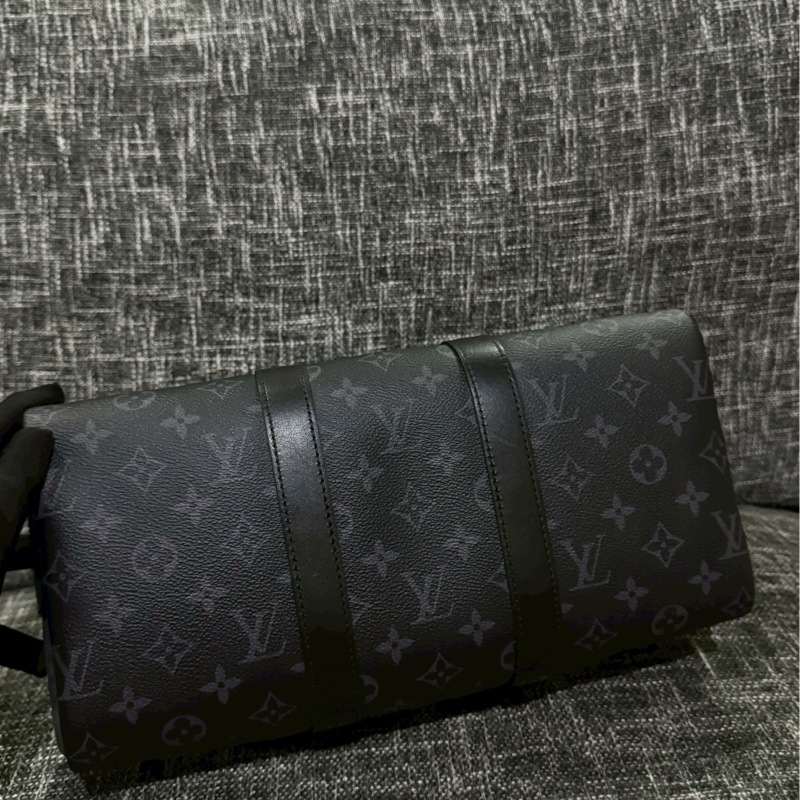 LV keepall35黑老花-5