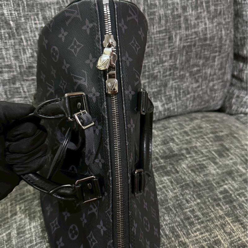 LV keepall35黑老花-7