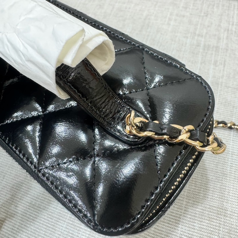 香奈兒Chanel 香奈兒 雙層雙拉鍊化妝箱 長盒子化妝盒-21