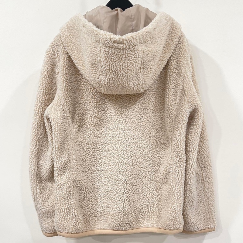 Burberry 黑標 泰迪熊毛毛連帽外套(毛不見了)-1