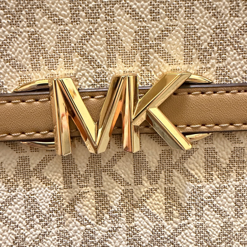 全新包包 MK REED系列 奶茶色-4