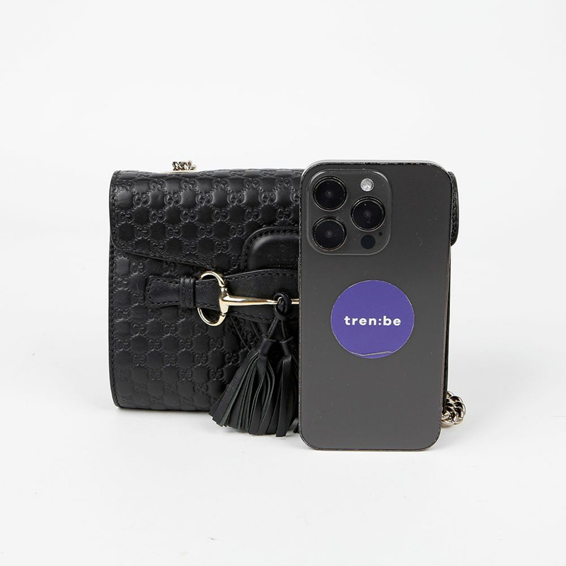 GUCCI Emily 迷你鏈條單肩斜背包 449636-7