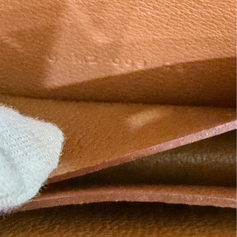 愛馬仕 Hermès 康康slim金棕金扣U刻 檸檬黃內卡包 ec皮-23