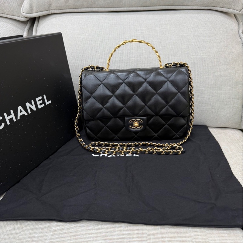 香奈兒Chanel 新款25C琺瑯手柄口蓋包-0