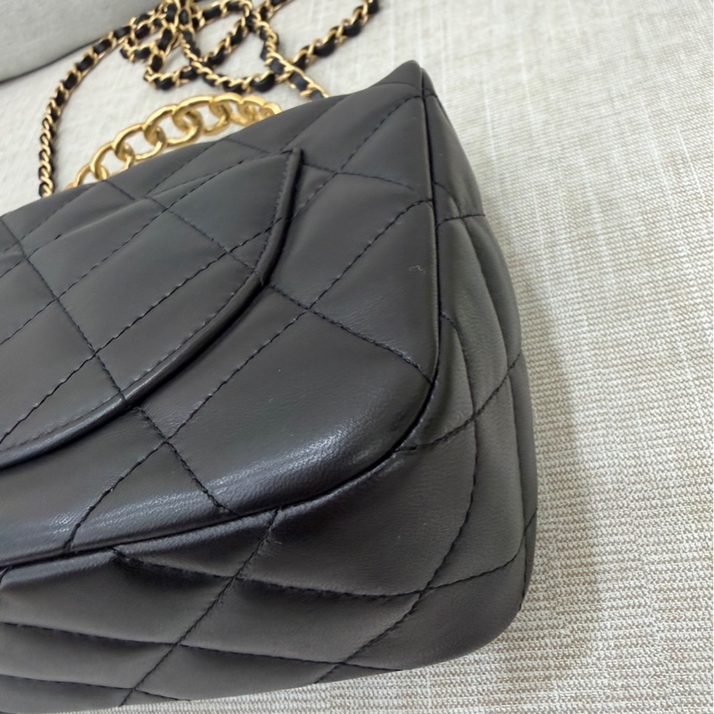 香奈兒Chanel 新款25C琺瑯手柄口蓋包-10