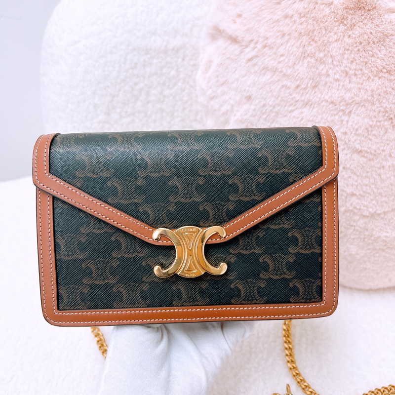 Celine margo woc 凱旋門老花鏈條包/信封包-1