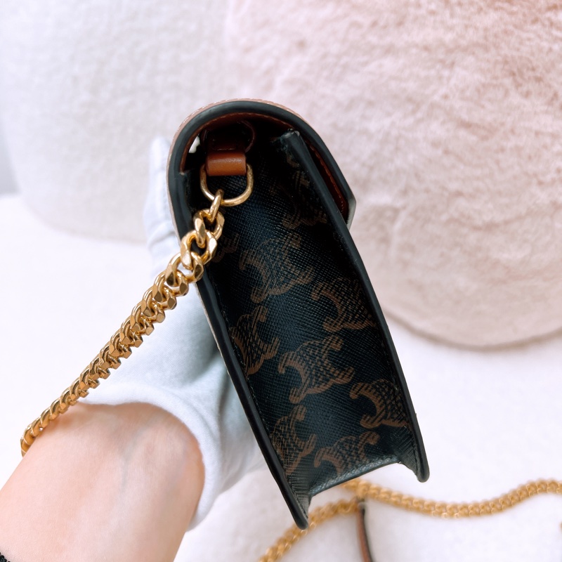 Celine margo woc 凱旋門老花鏈條包/信封包-6