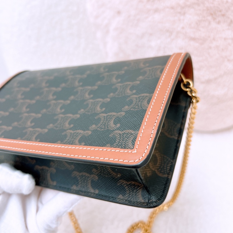 Celine margo woc 凱旋門老花鏈條包/信封包-9